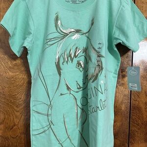 Disney Tinker Bell Aqua Adult Women’s Tee